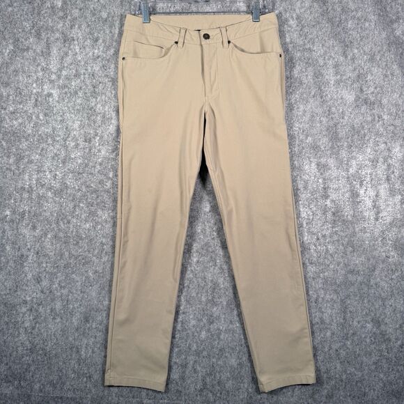 Lululemon Other - Lululemon ABC 5 Pocket Pants Mens 30x29 Beige Chino Warpstream Office Golf